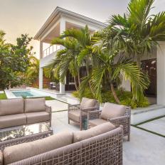 Key West Concrete Patio and Furniture