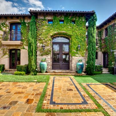Beautiful Mediterranean Home With Ivy Facade
