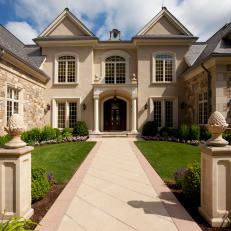 Traditional Home With Formal Garden