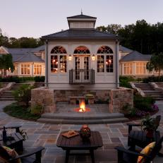 Cozy Fire Pit is a Welcoming Retreat