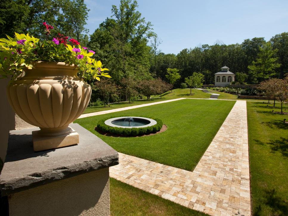  Traditional Estate Showcases Formal Garden
