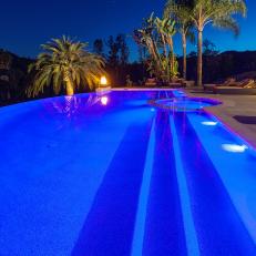 Contemporary California Infinity Pool 