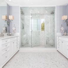 Elegant and Traditional Master Bathroom