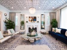 Glamorous Eclectic Living Room
