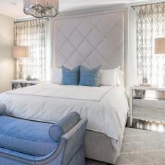 Plush Furnishings Add Comfort to Master Bedroom Suite
