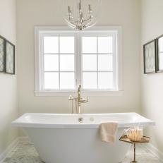 Neutral, Bright Master Bathroom Oasis
