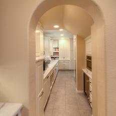 Arched Doorway in Kitchen