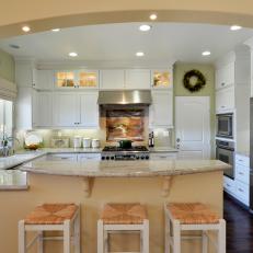 Functional, Open Plan Kitchen with Stylish Arches