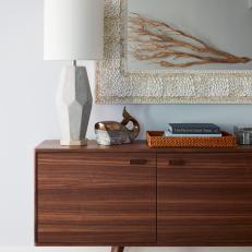 Sideboard and Mirror