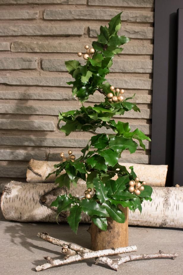 New uses for holly when you want to decorate with it for the holidays.