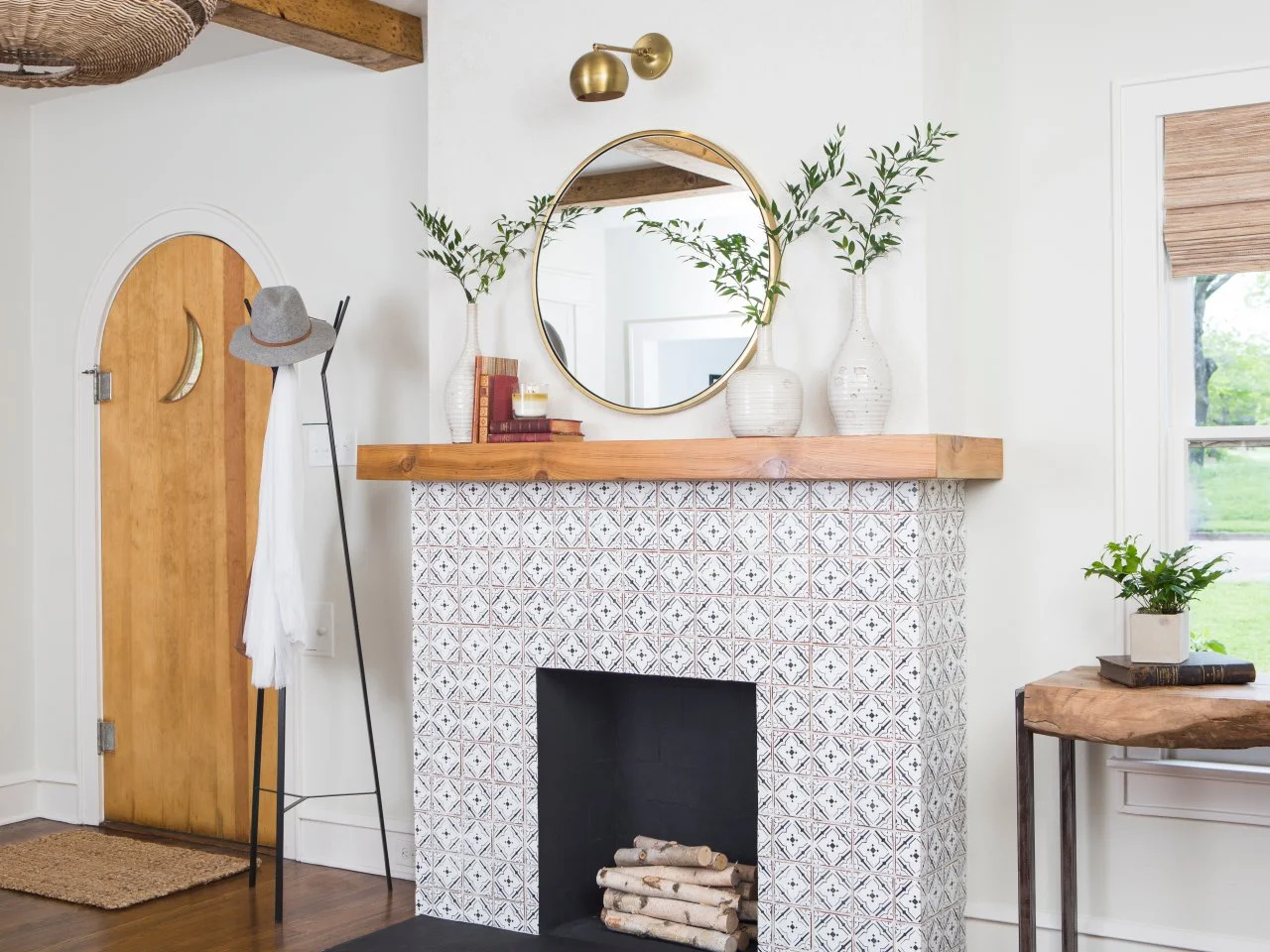 Joanna fireplace & media mantel discount