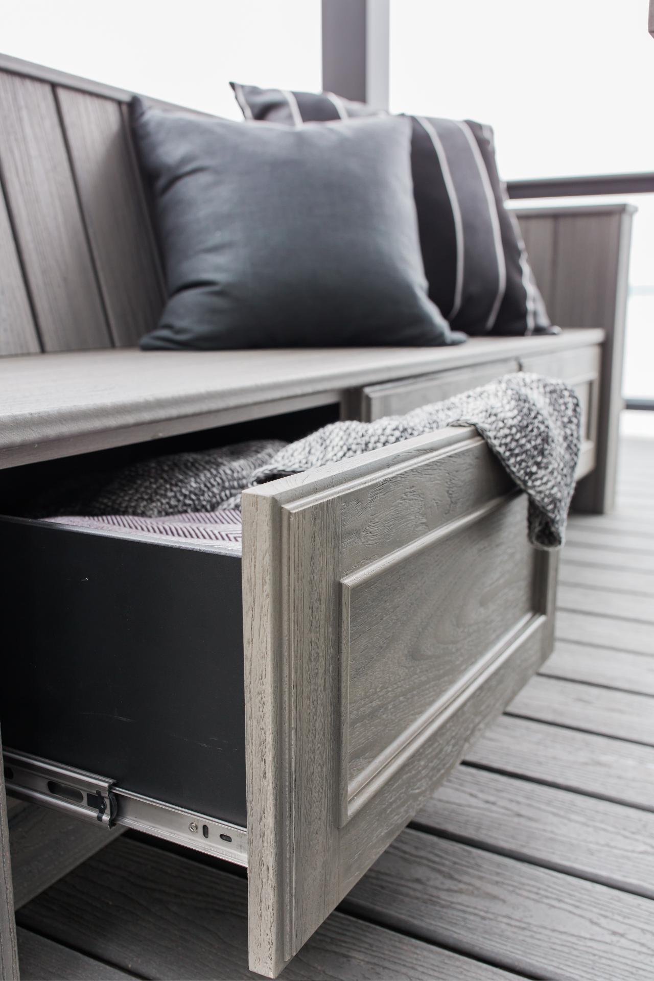 20 Smart Outdoor Storage Solutions To, Outdoor Pillow Storage Ideas