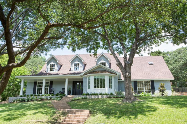 Traditional Home Exterior  with Columns 