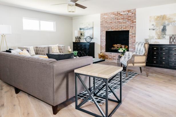 Modern Farmhouse Living Room Addition | HGTV
