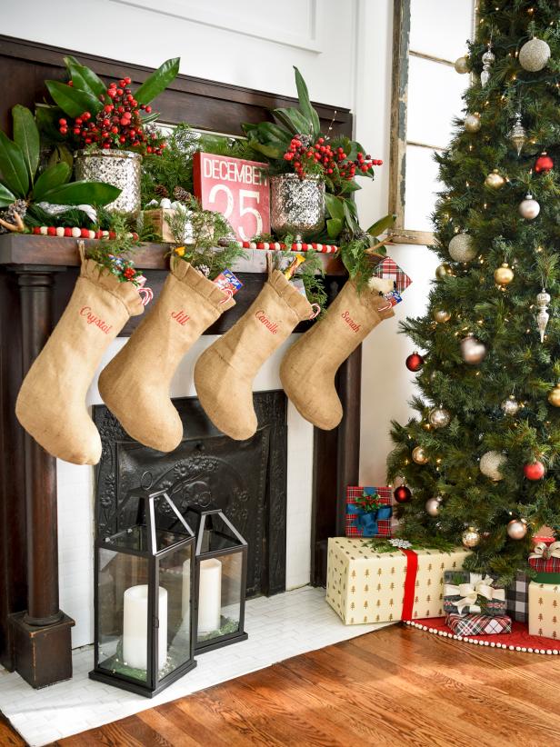 37 DIY Christmas Stockings | Creative Christmas Stocking Decorating Ideas |  HGTV