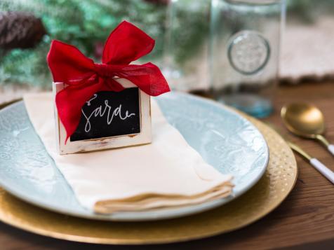 How to Make Easy DIY Rustic Name Cards