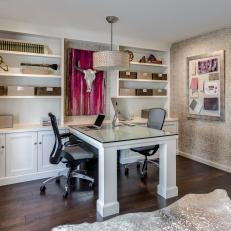 Home Office With Southwestern Touches