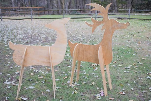 Free Plans for Building Your Own Plywood Deer or Reindeer