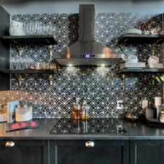 Black Granite, Marble Create Sophisticated, Dramatic Look in Kitchen