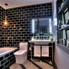 Master Bathroom Draws Inspiration From Industrial NYC Buildings