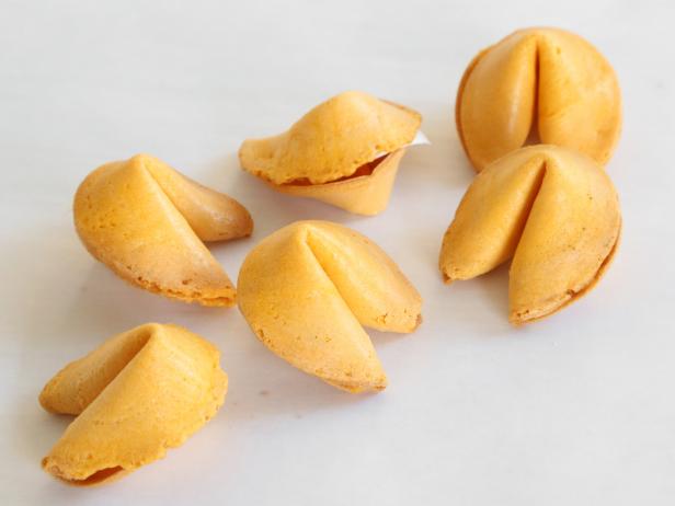 Unwrap the fortune cookies and have ready to hand. 
