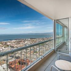 Private Balcony Showcases Ocean Views