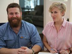 Hosts Ben and Erin Napier are feeling inspired the client meeting with home owners Billy and Emily James on Home Town
