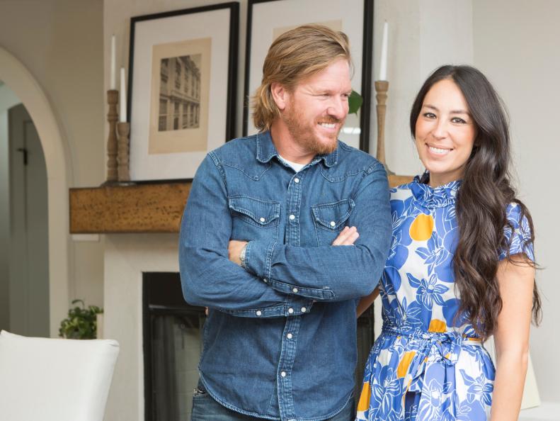 As seen on Fixer Upper, Chip and Joanna Gaines in the Jackson's renovated dining room. (Portrait)