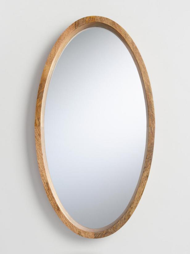 10 Powder Room Mirrors Ideas For Your, How To Frame An Oval Mirror Diy