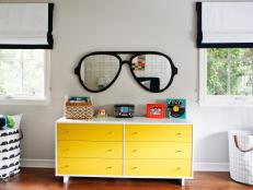 Yellow Dresser and Sunglasses