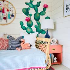 Eclectic Girl's Room Features Layers of Boho Texture