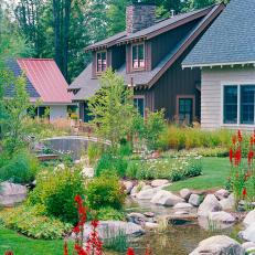 Crystal Mountain Resort Stream and Garden