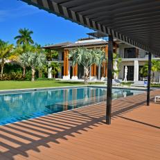 Contemporary Miami Beach Pool