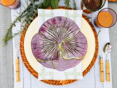 HGTV Spring House 2017: Floral plate adds springtime charm to table