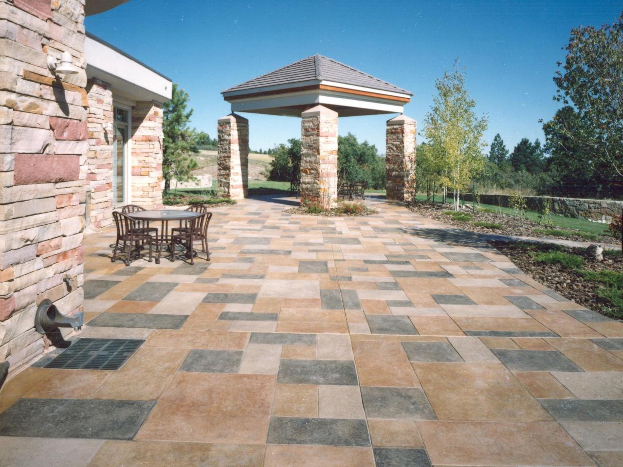Stains 101 For Concrete Patios, Can You Paint A Stamped Concrete Patio
