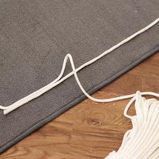How to Add a Rope Border to an Outdoor Rug: Start a Second Row