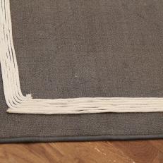 How to Add a Rope Border to an Outdoor Rug: Finish Rope Border