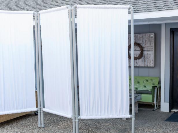 DIY PVC Pipe Privacy Screen