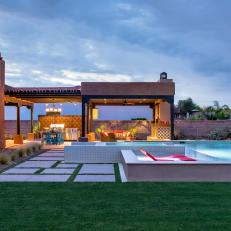 Contemporary Tuscon Outdoor Space With Pool 