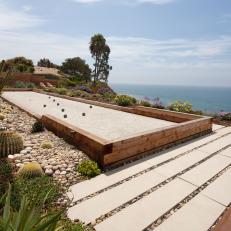 Bocce Court With Ocean View