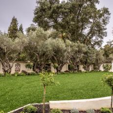 Lush, Green Lawn at Italian Villa