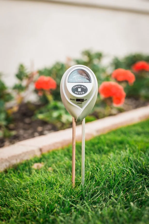 A healthy lawn needs soil with a balanced pH level- usually between 5-7 depending on the type of grass.  If the pH level is too high (alkaline), you can add sulfate with a broadcast spreader. If your pH level is too low (acidic), you add lime the same way. Be sure to read the directions on additives to make sure you don’t over/under treat your lawn. Once adjustments have been made, water the lawn and test the soil pH again in 30 days.