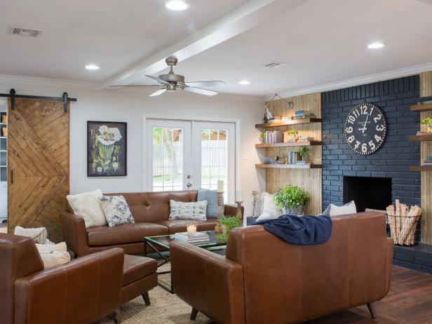 Living Room With Recessed Lighting | HGTV