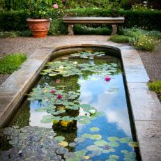 Sophisticated Koi Pond is Relaxing Outdoor Space