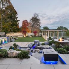 Contemporary Backyard Space is Perfect for Entertaining