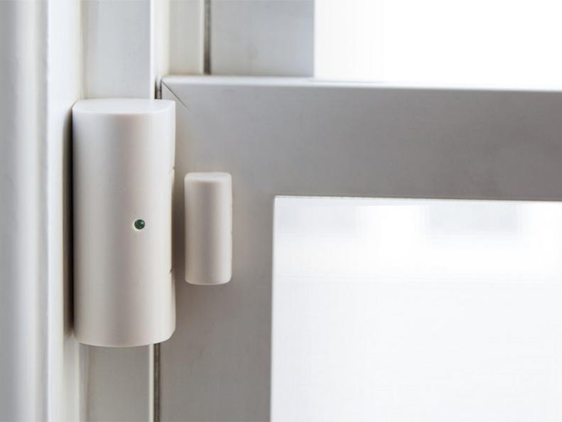 Door and window sensors
Sensors have so many different capabilities, including chiming when someone leaves the house, letting you know if a child accidentally wanders into the backyard, and even alerting you of an intruder in your home.
