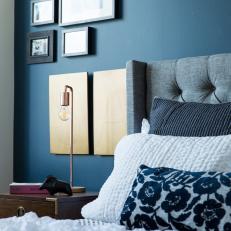 Nightstand With Gallery Wall
