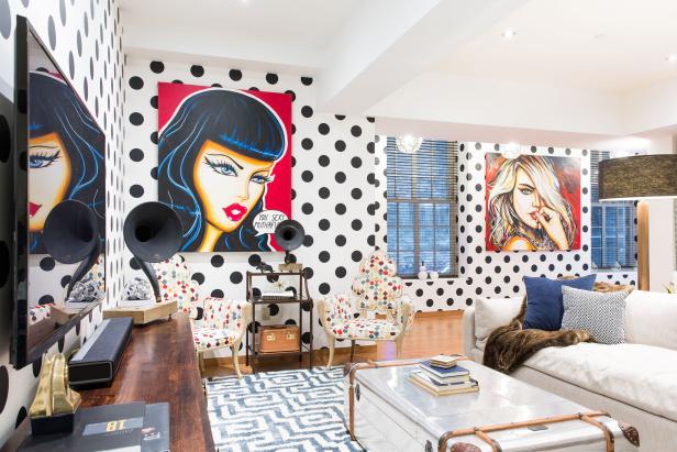 Whimsical Nyc Bachelor Pad Inspired By Pop Art Collection