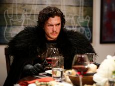 LATE NIGHT WITH SETH MEYERS -- Episode 0188 -- Pictured: Kit Harrington as Jon Snow during the 'Game of Thrones' skit on April 2, 2015 -- (Photo by: Lloyd Bishop/NBC/NBCU Photo Bank)