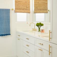 Chic, Contemporary Bathroom With Double Vanity